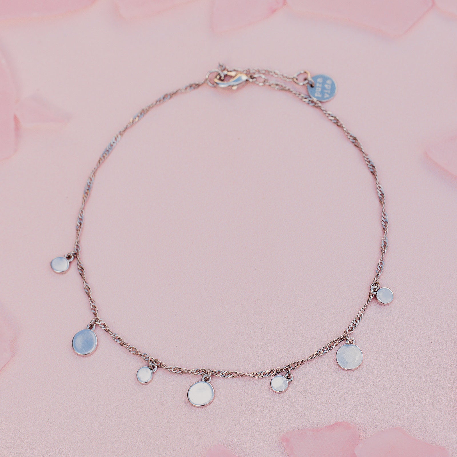 Mixed Mini Coins Chain Anklet