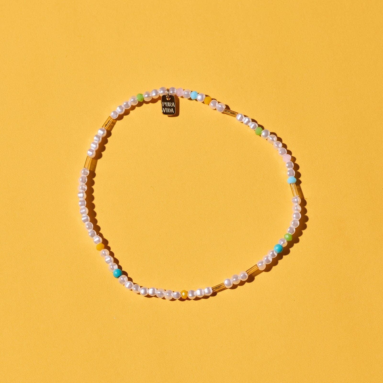 Pippa Pearl Stretch Anklet
