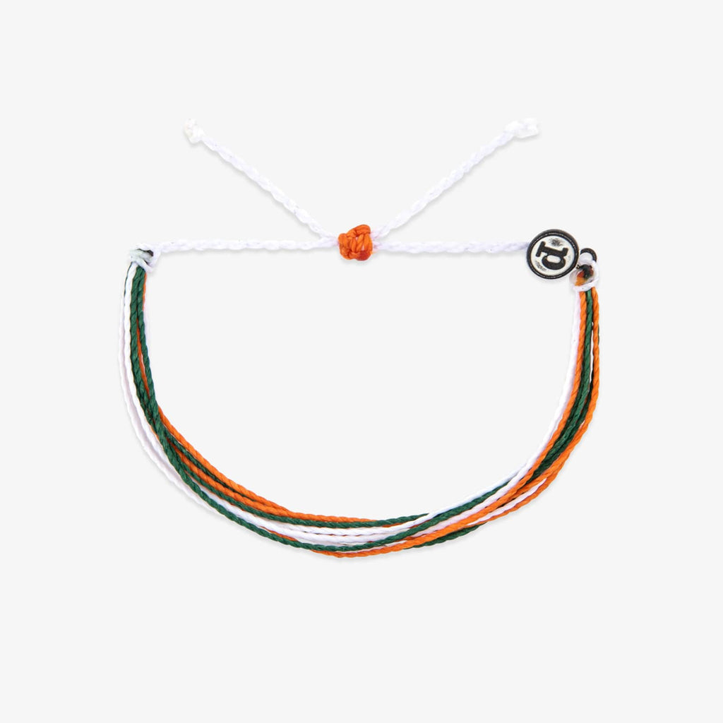 Green, Orange & White Bracelet