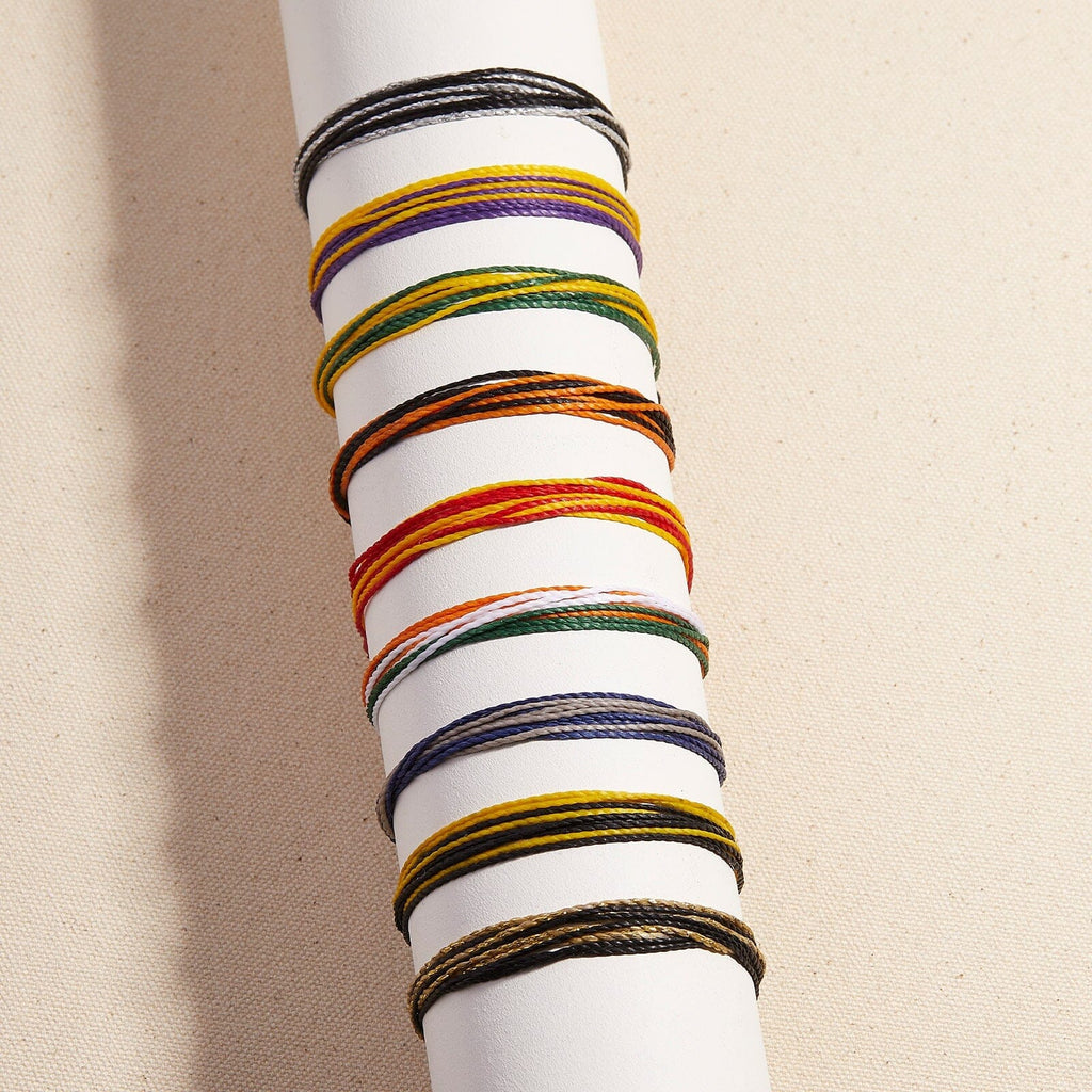 Green, Orange & White Bracelet