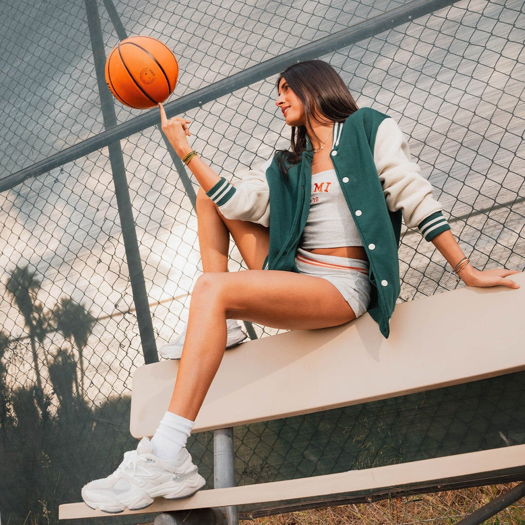 Green, Orange & White Bracelet