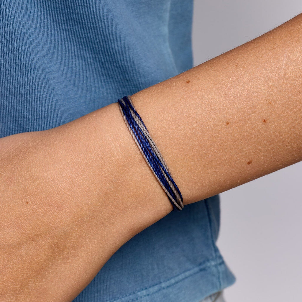 Navy & Grey Bracelet