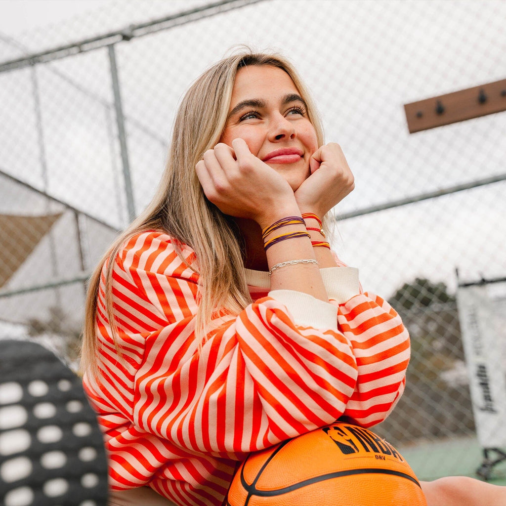 Purple & Yellow Bracelet