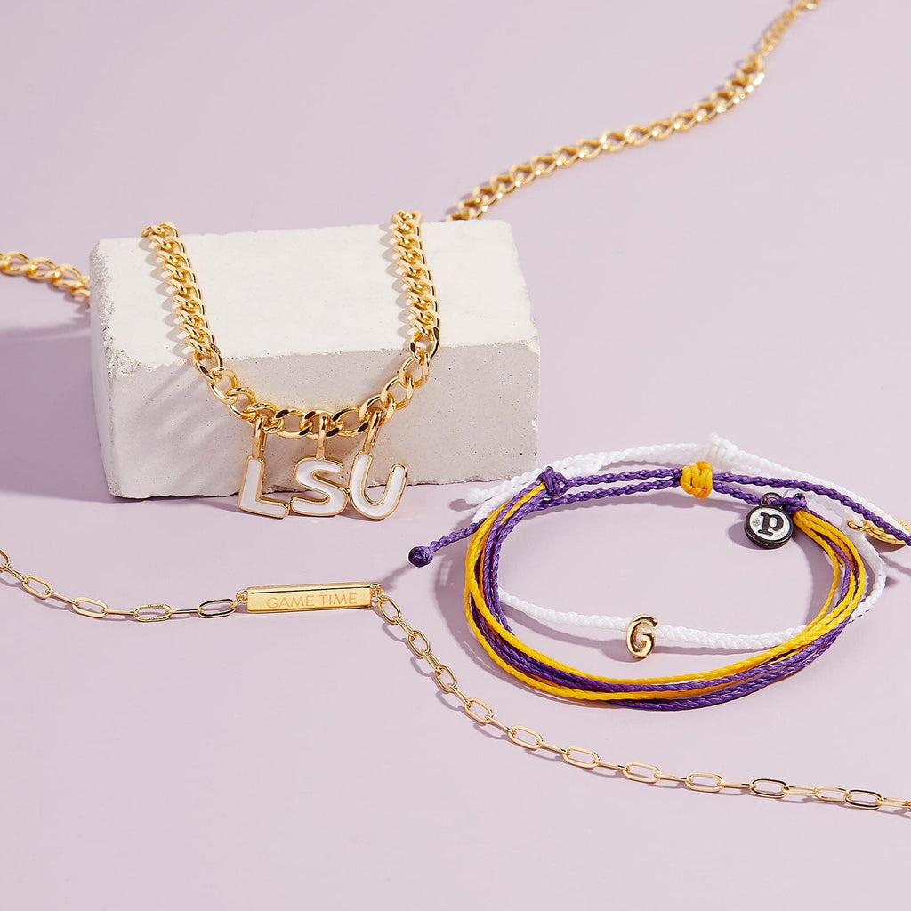 Purple & Yellow Bracelet