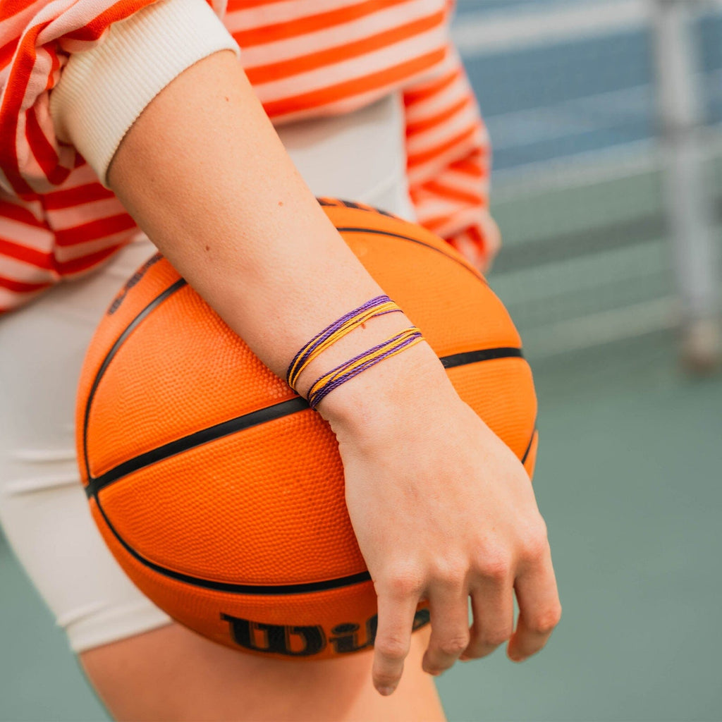 Purple & Yellow Bracelet
