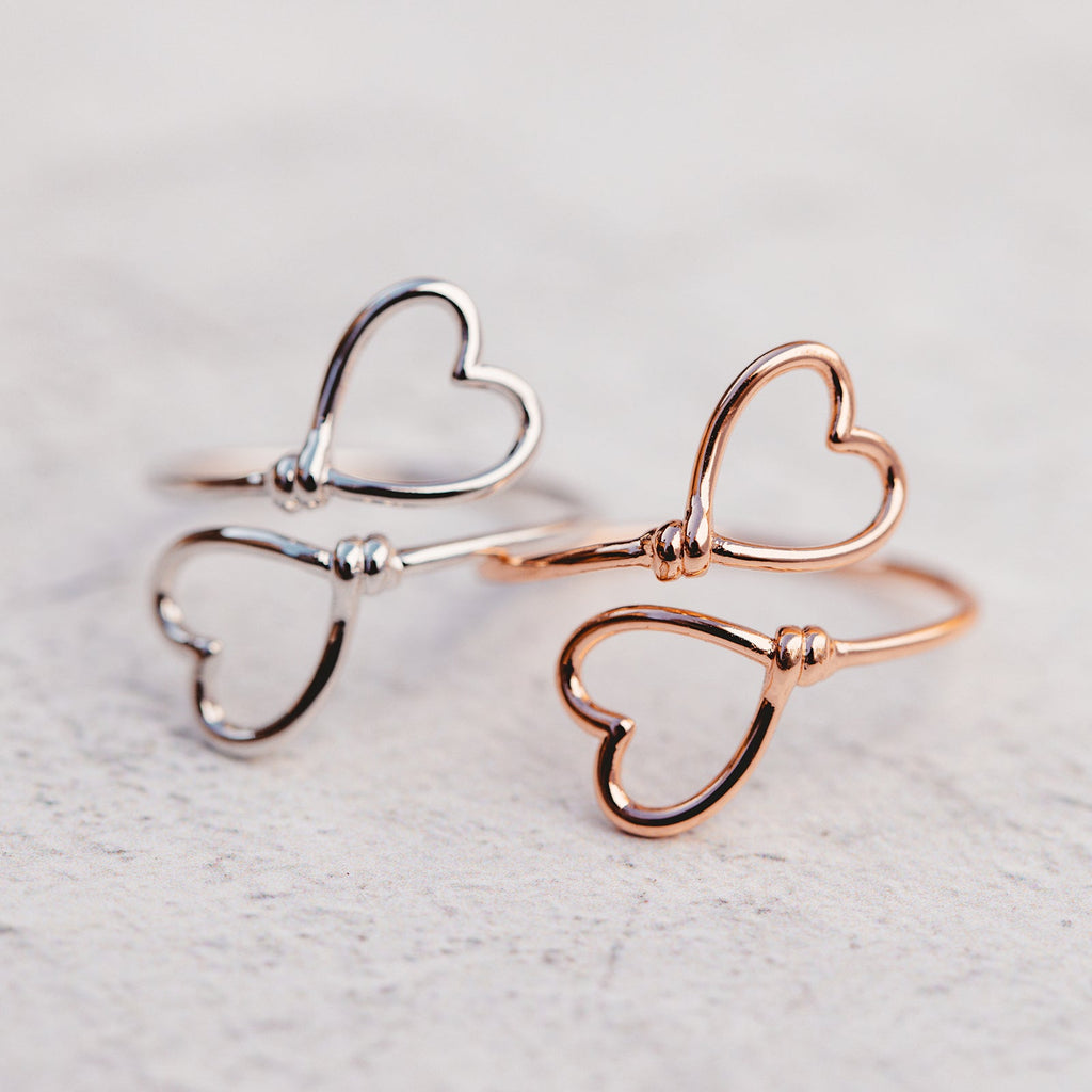 Heart Wire Wrap Ring