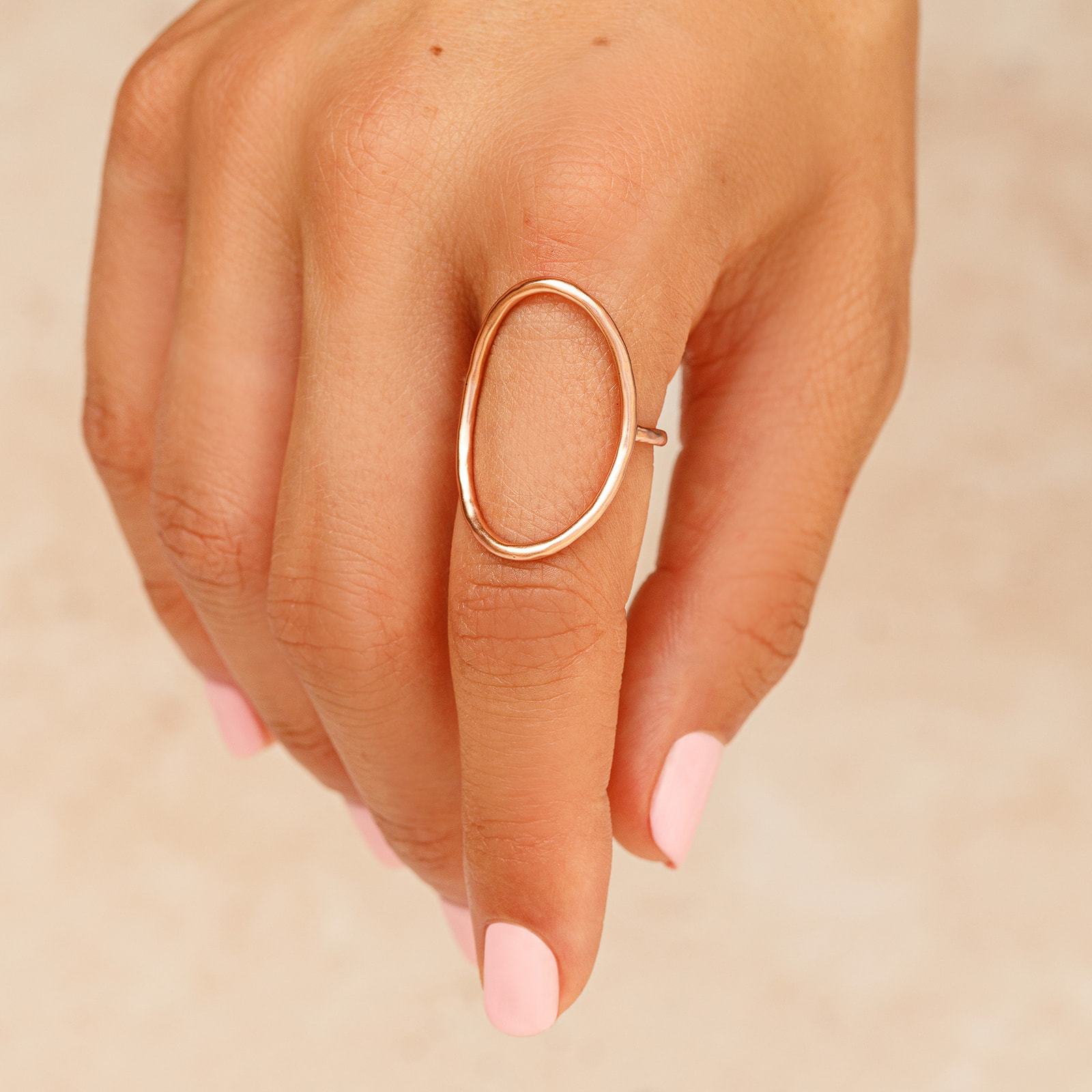 Oval Open Ring