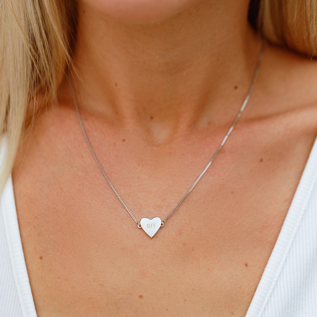 Engravable Heart Choker