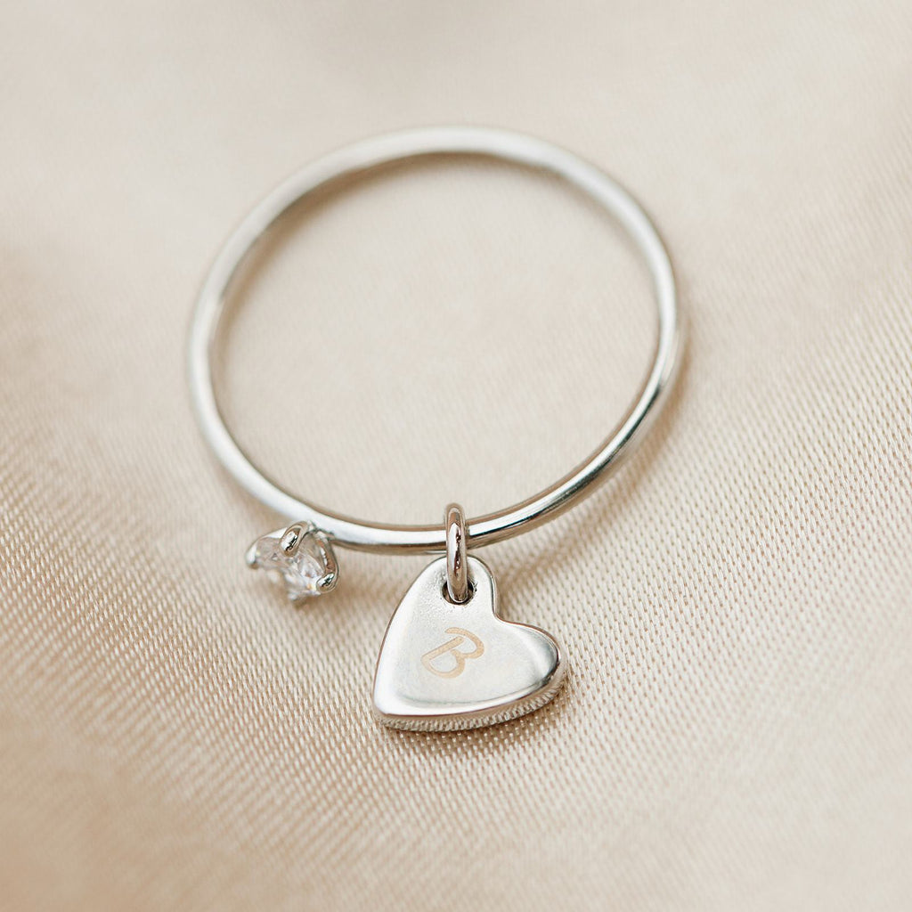 Engravable Heart Ring