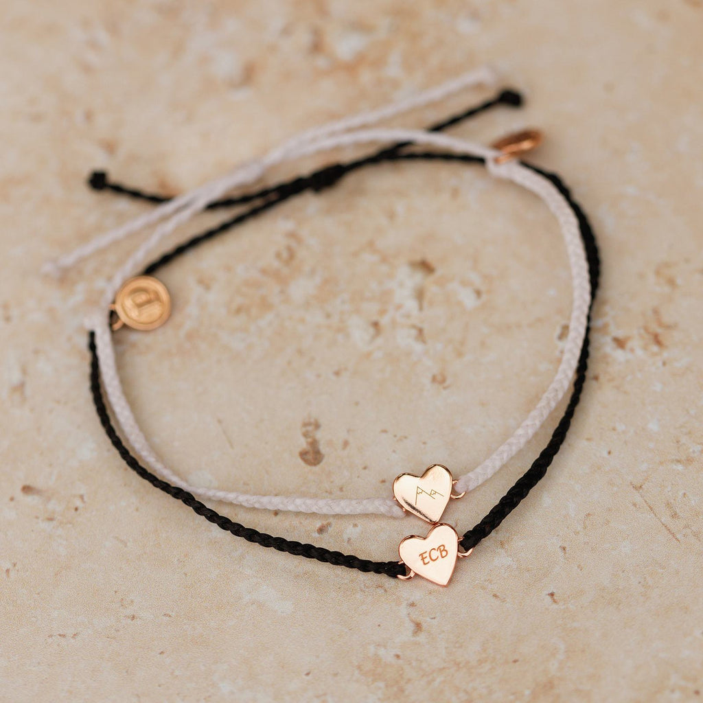 Engravable Heart Charm Bracelet