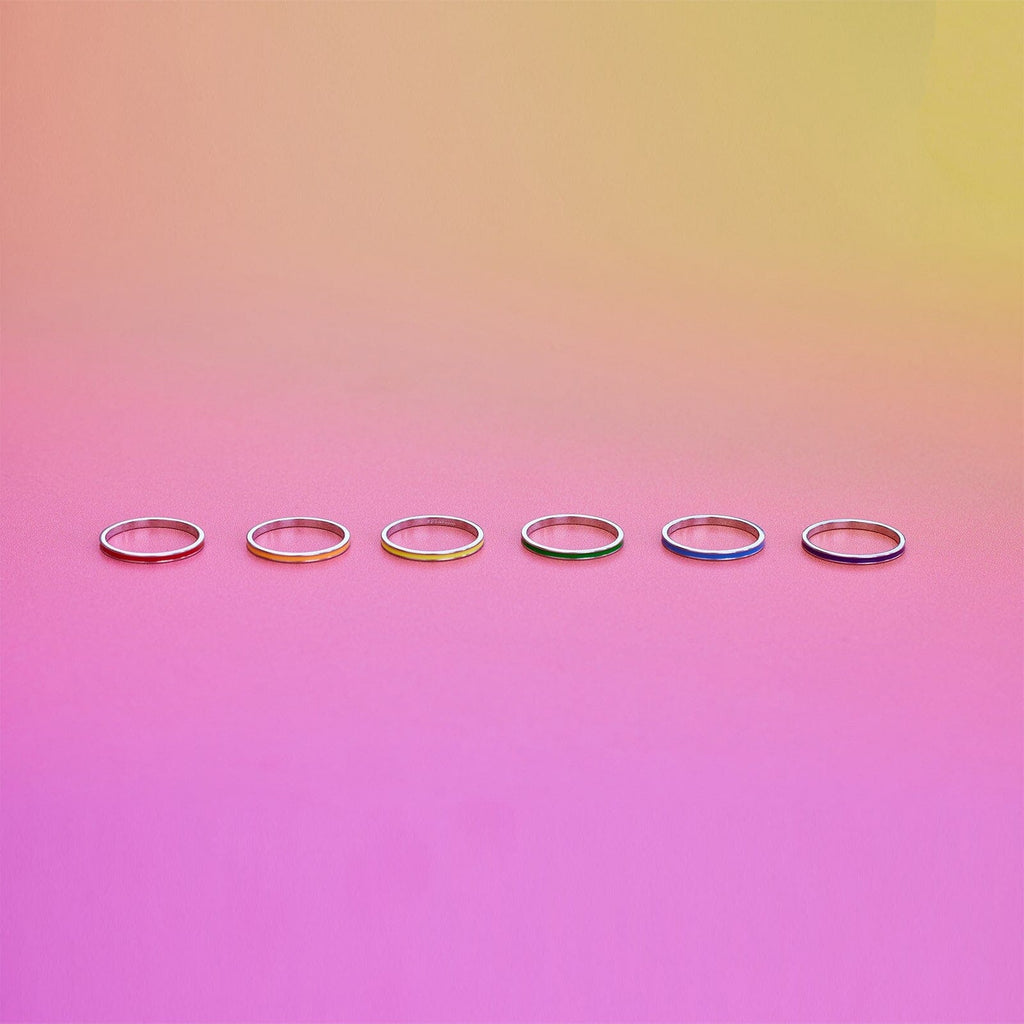 Rainbow Ring Stack