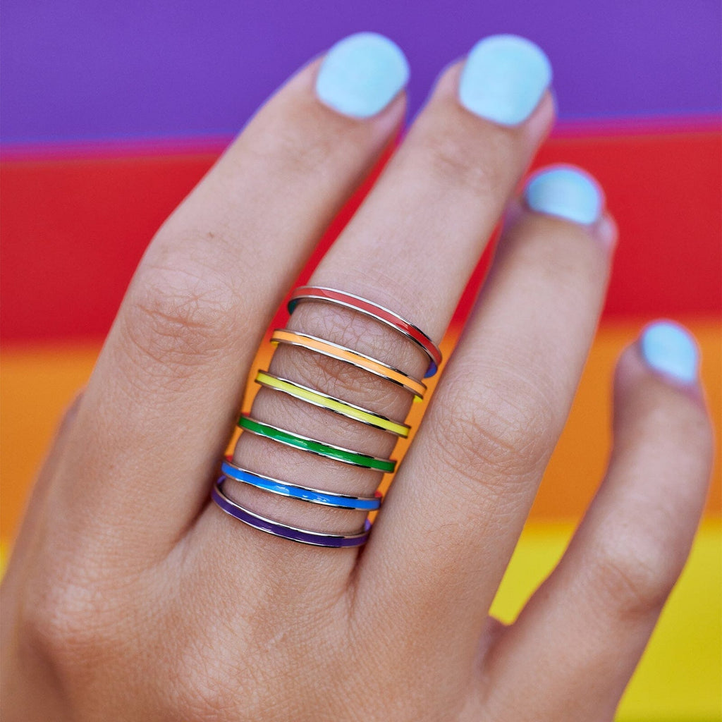Rainbow Ring Stack