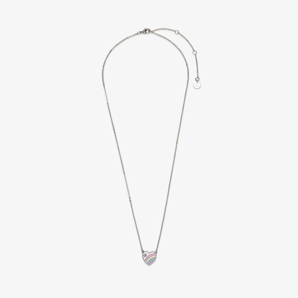 Pastel Vintage Heart Necklace