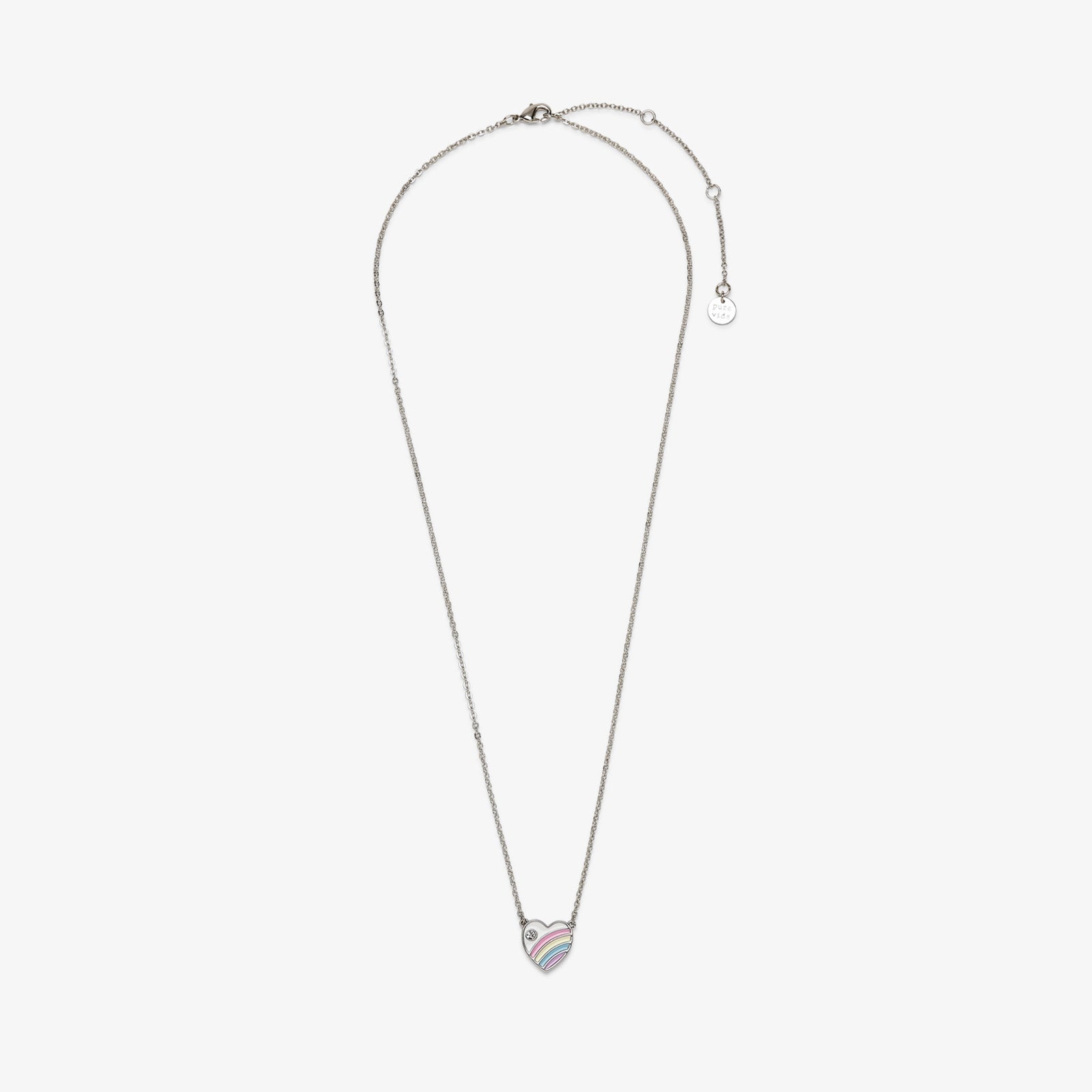 Pastel Vintage Heart Necklace