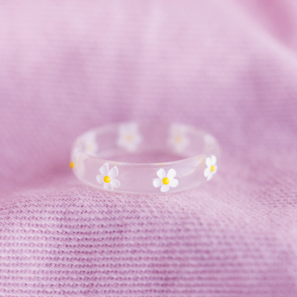 Daisy Resin Ring