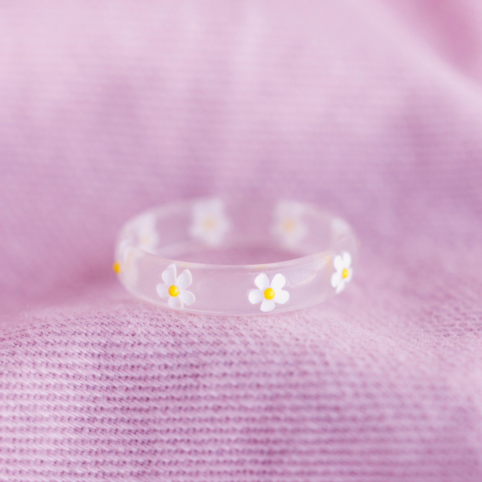 Daisy Resin Ring