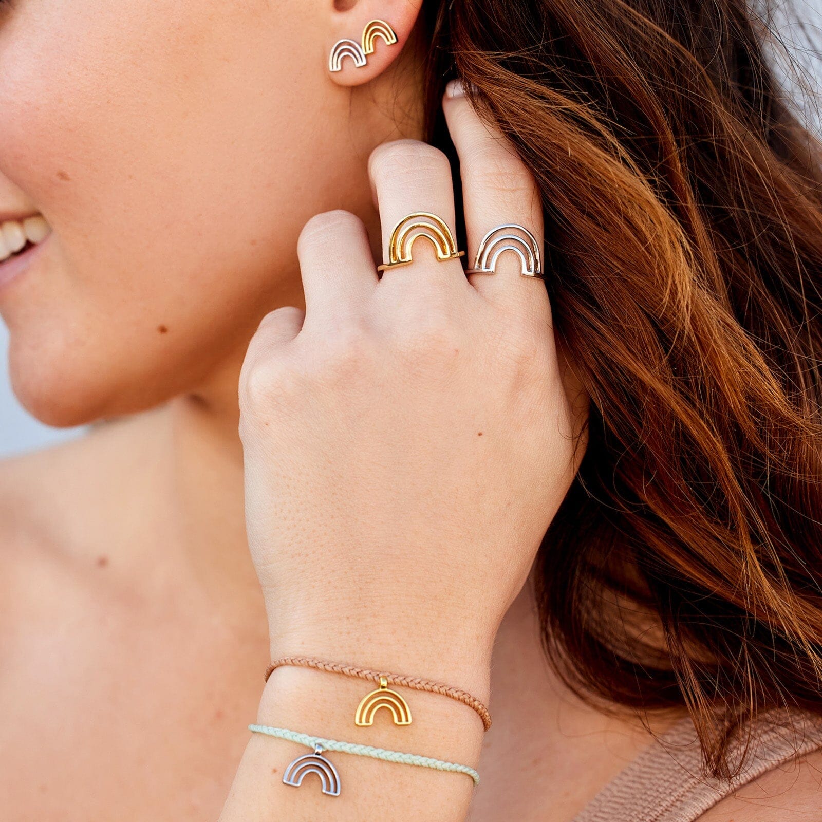 Chasing Rainbows Stud Earrings