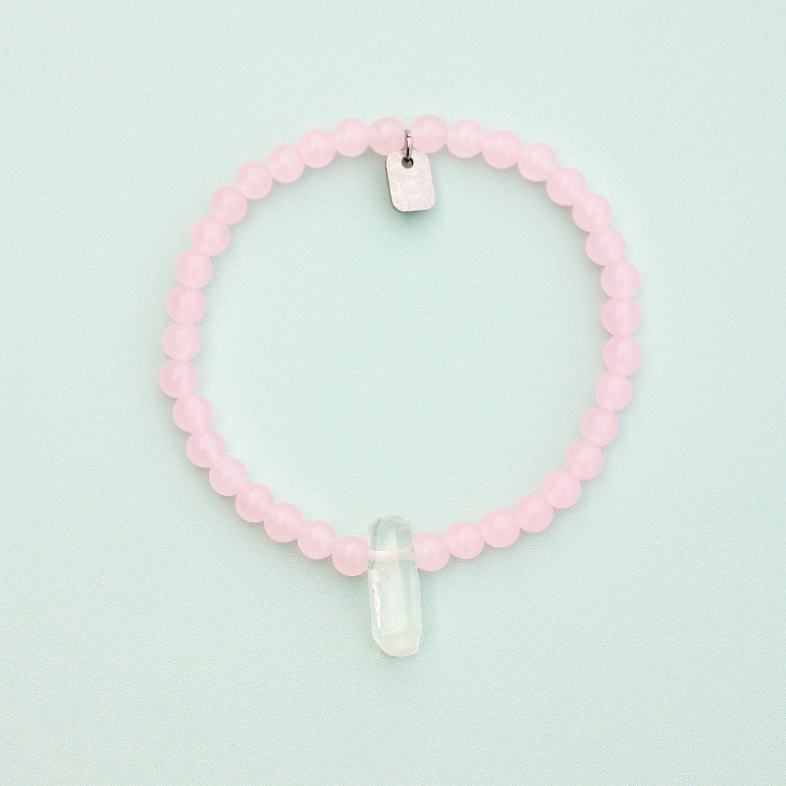 Rose Quartz Intention Stretch Bracelet