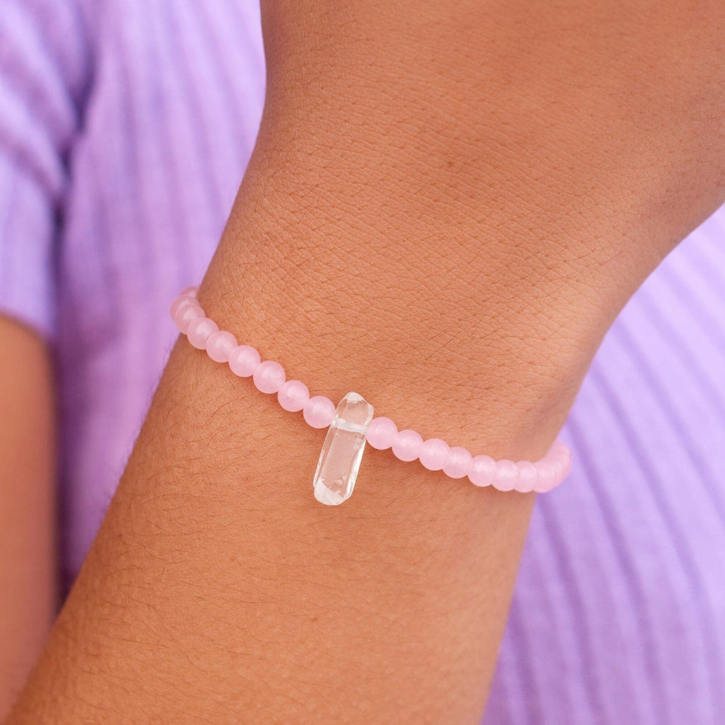 Rose Quartz Intention Stretch Bracelet