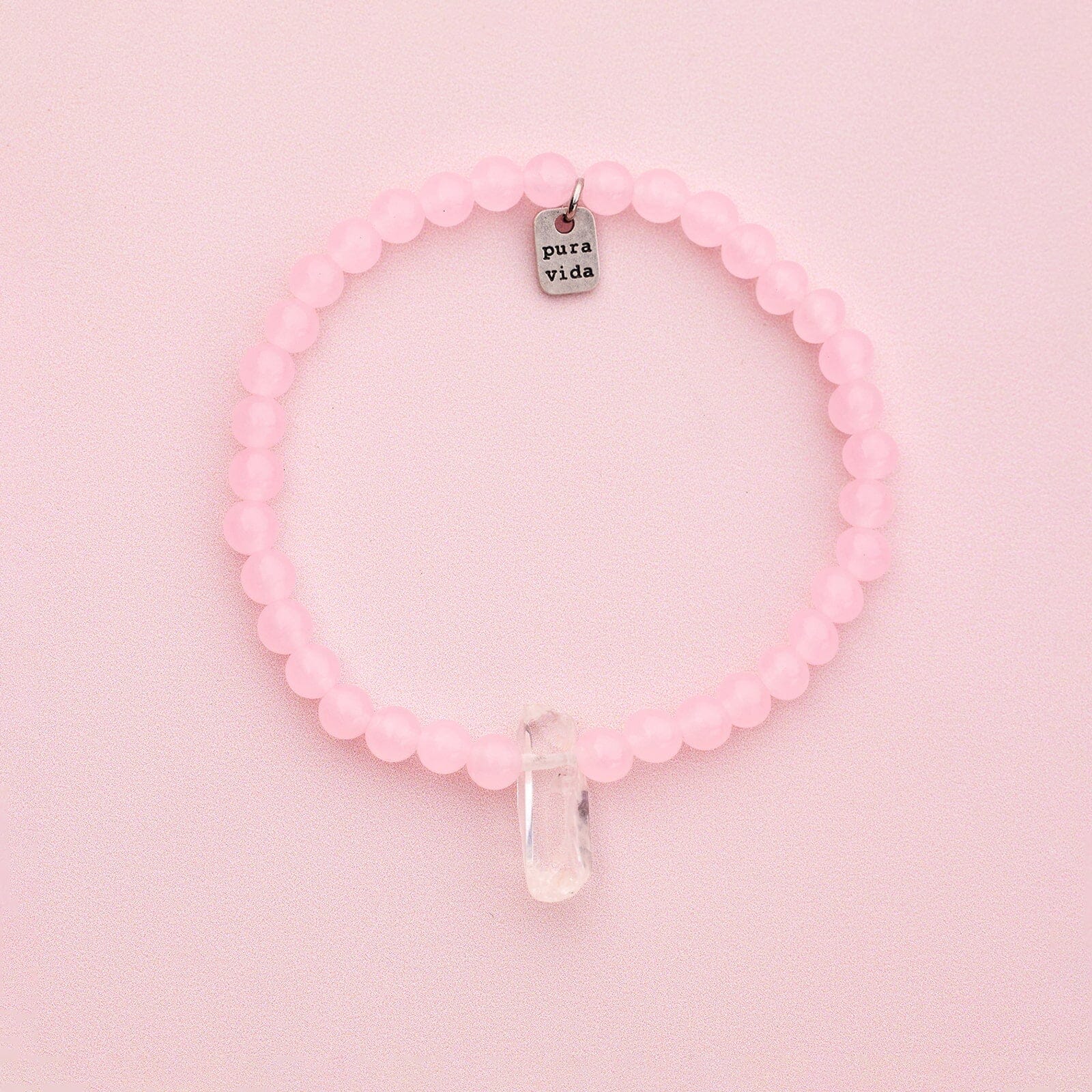 Rose Quartz Intention Stretch Bracelet