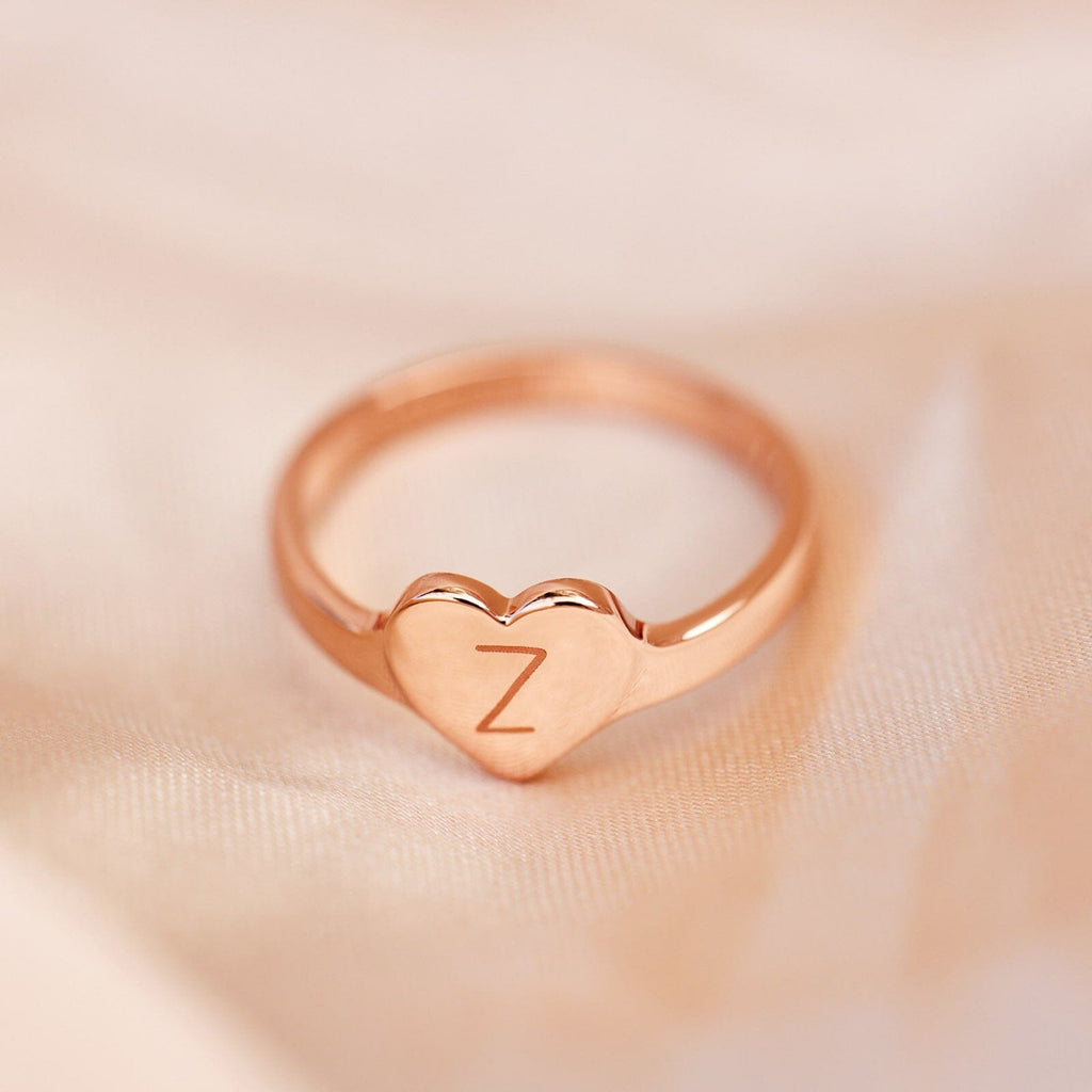 Engravable One Heart Ring