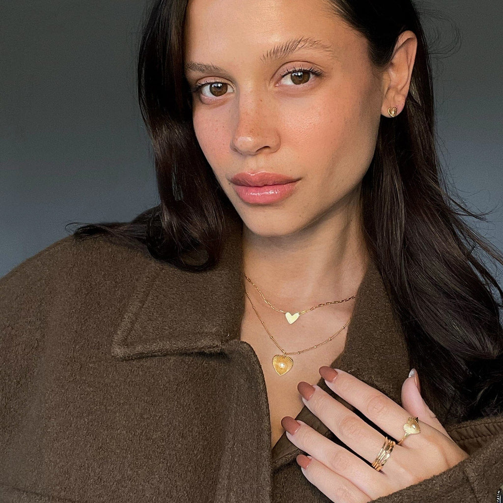 Sunburst Heart Necklace