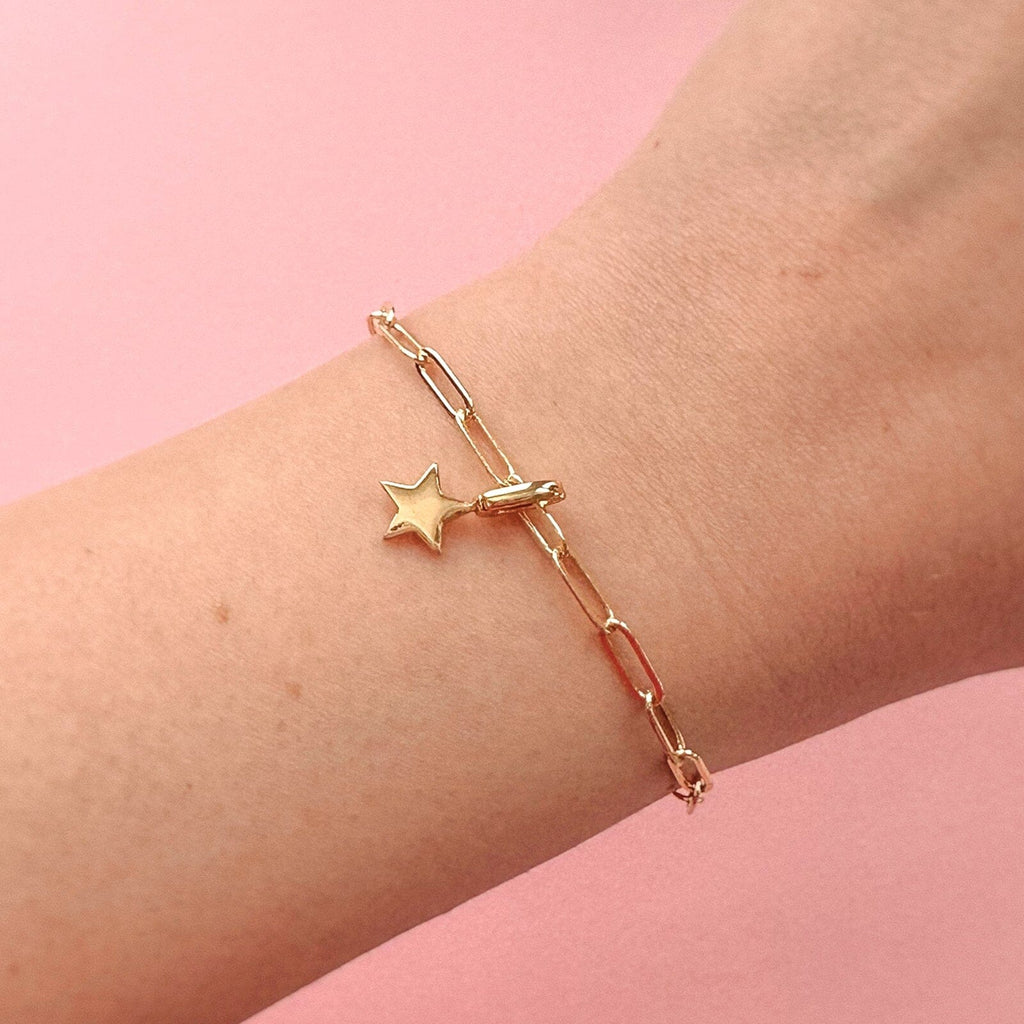 Harper Paperclip Chain Bracelet