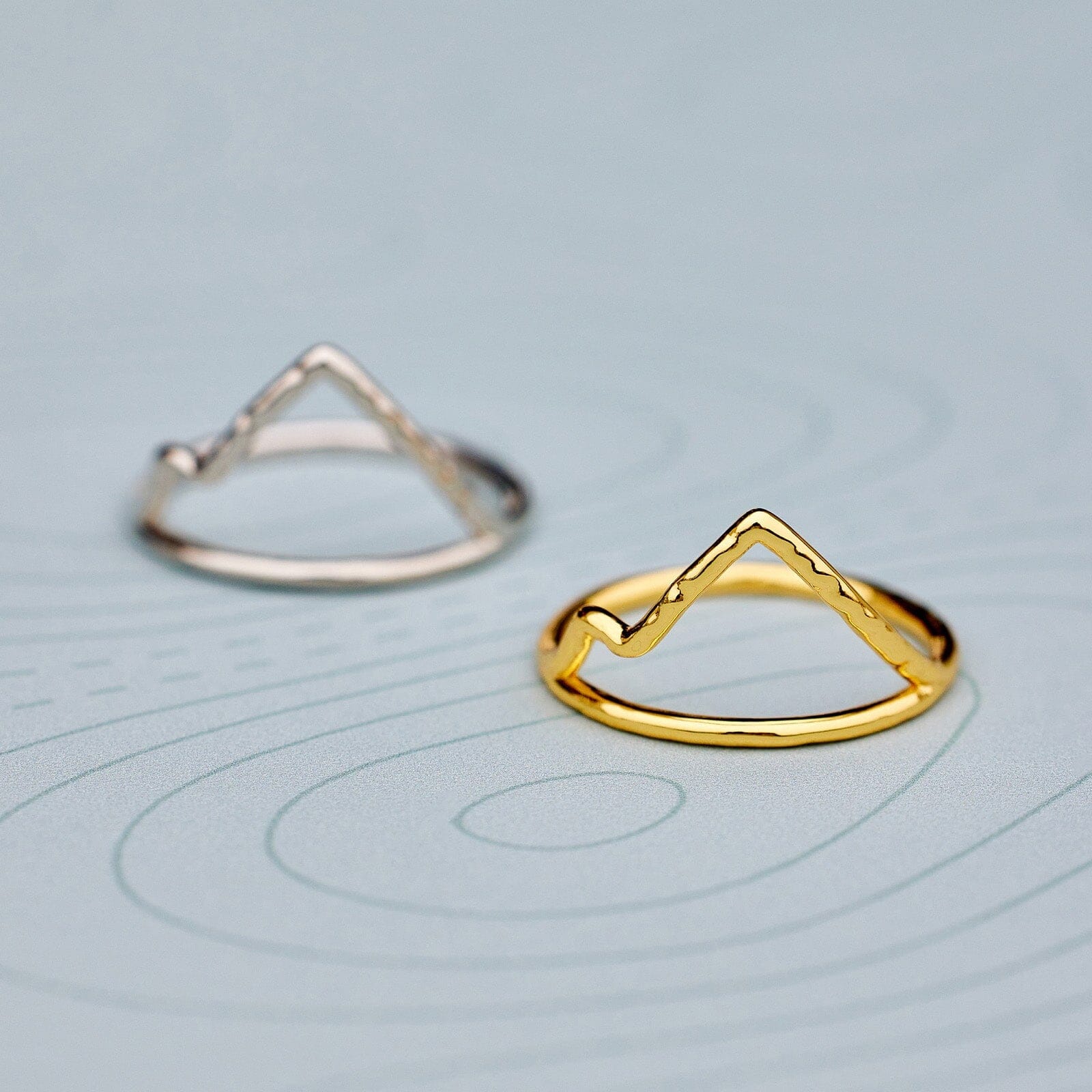 Outdoorsy Gals Mountain Statement Ring