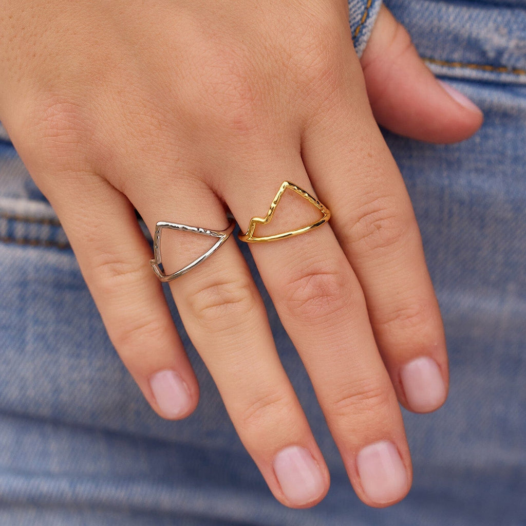 Outdoorsy Gals Mountain Statement Ring