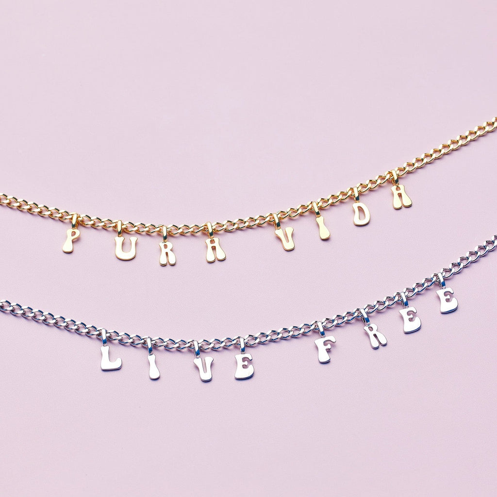 Harper Retro Alphabet Charm