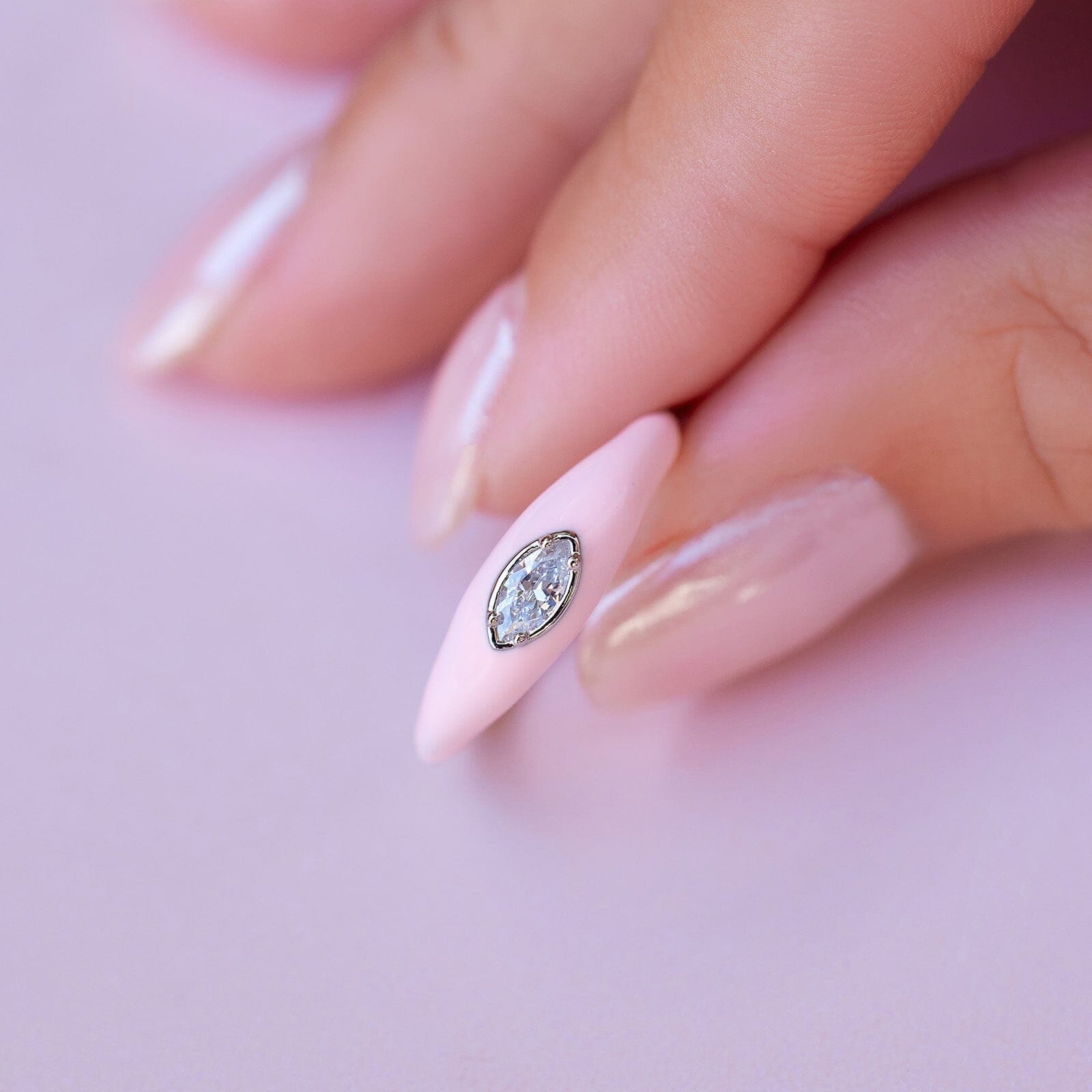 Boarding for Breast Cancer Marquise Enamel Ring