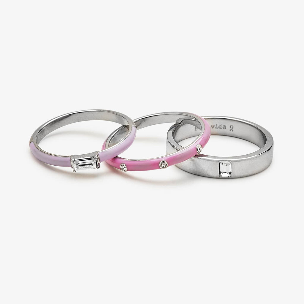 Boarding for Breast Cancer Ring Stack