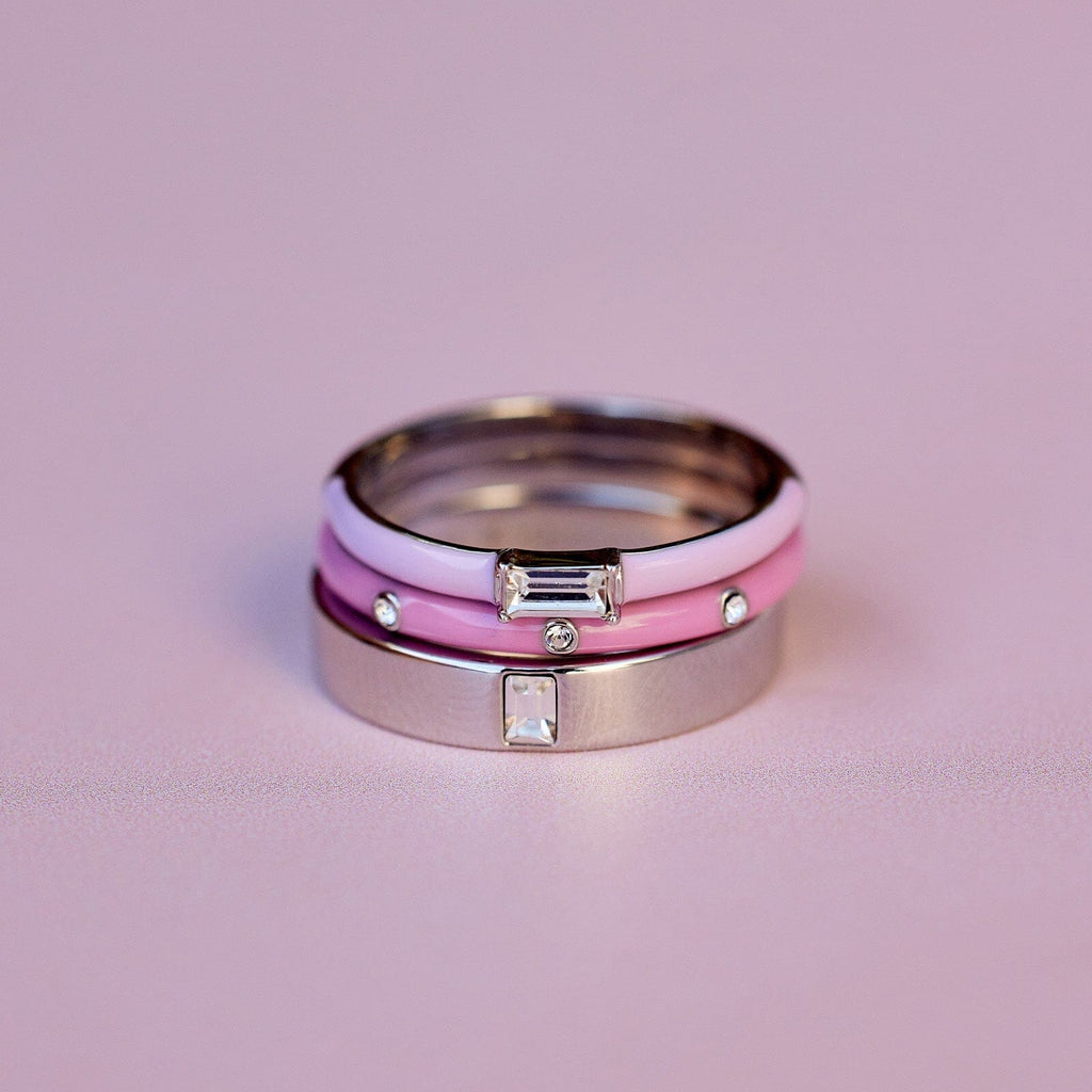 Boarding for Breast Cancer Ring Stack
