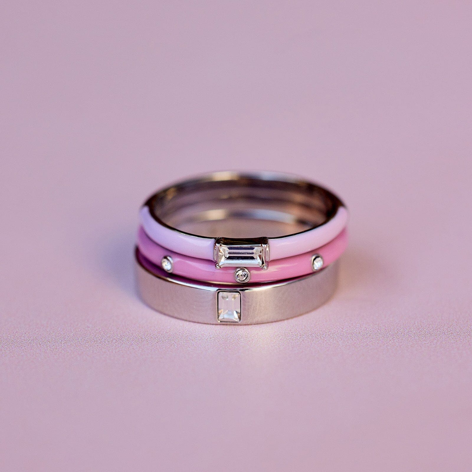 Boarding for Breast Cancer Ring Stack