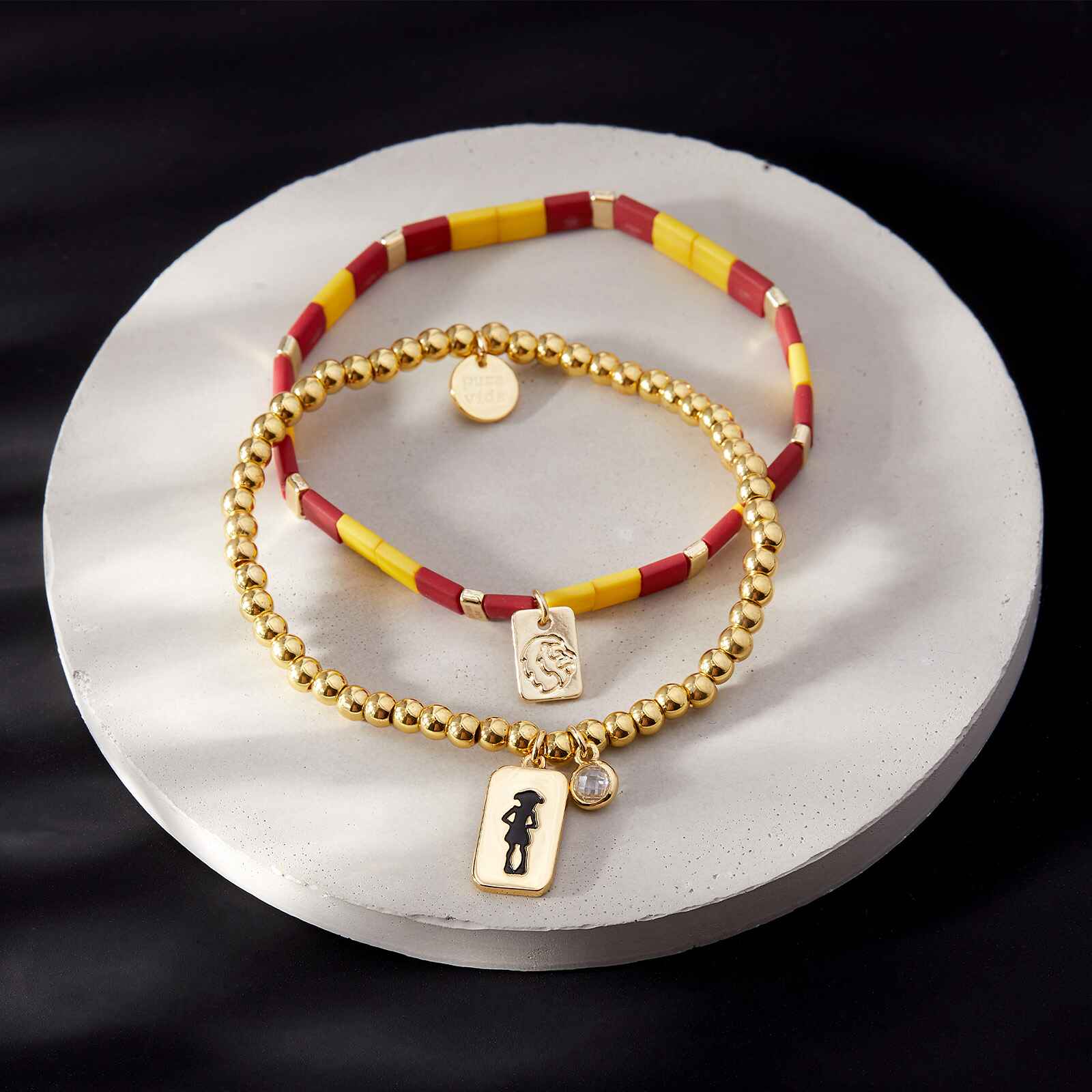 Gryffindor™ Tile Bead Stretch Bracelet