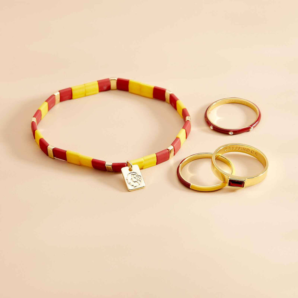 Gryffindor™ Tile Bead Stretch Bracelet
