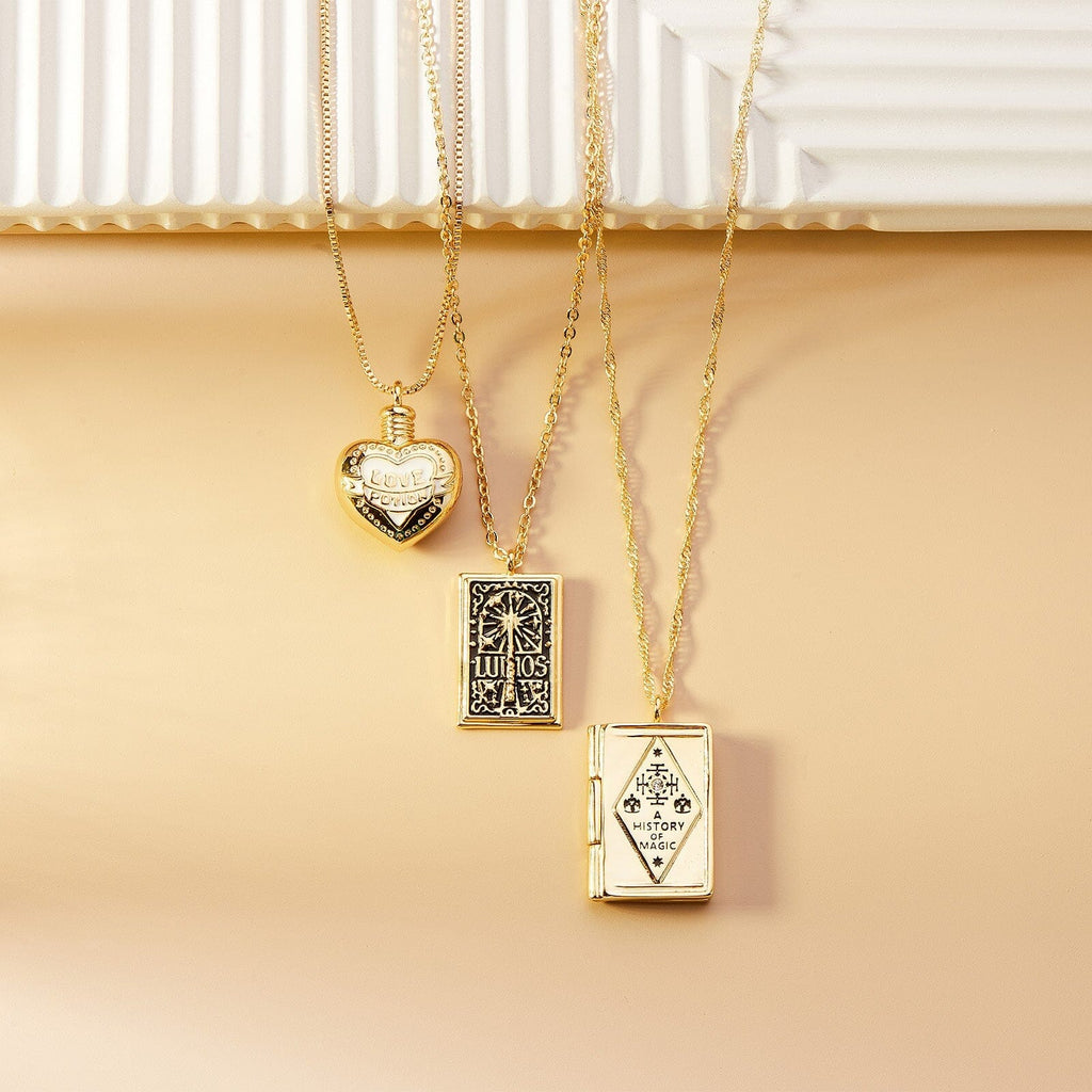 Book of Magic Pendant Necklace