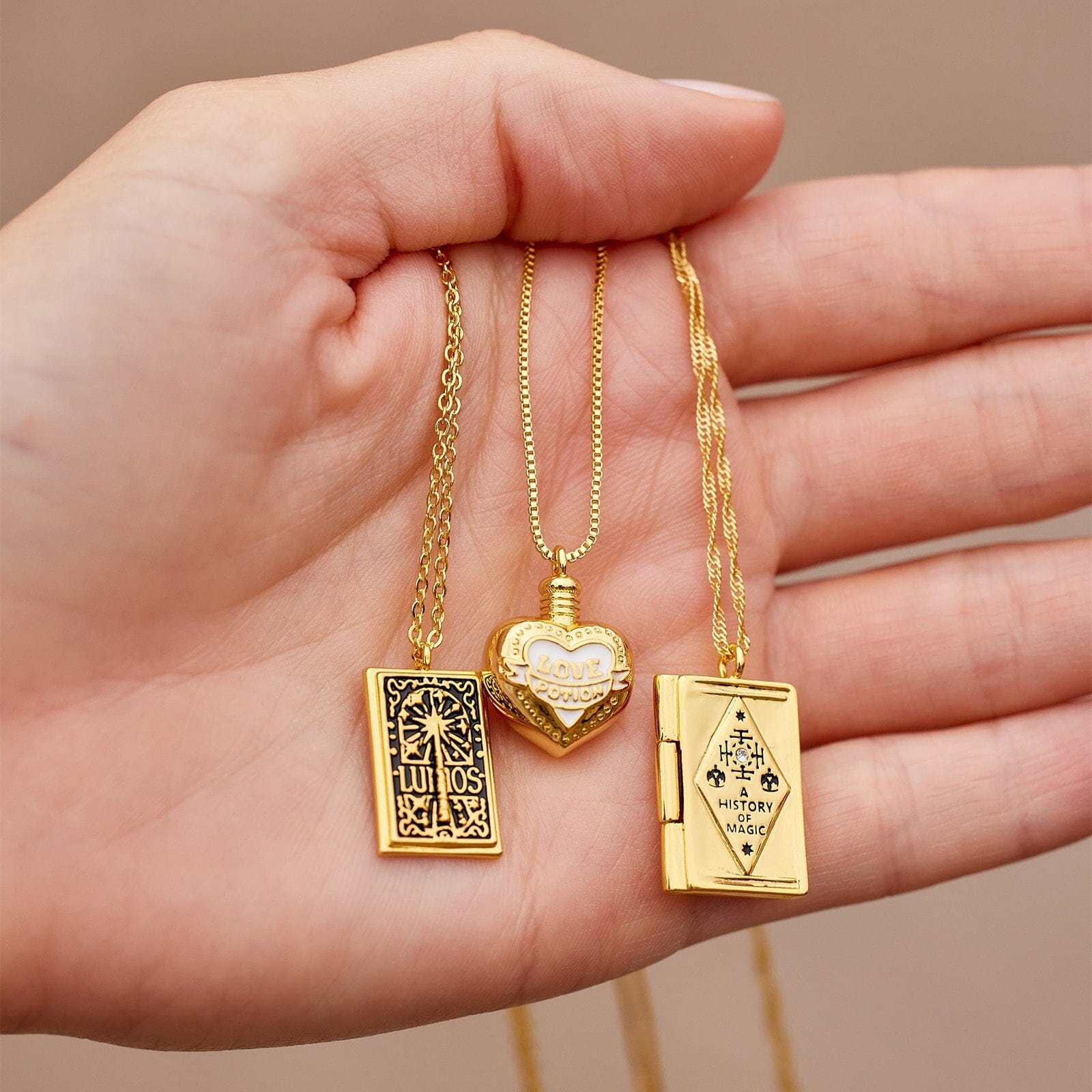 Book of Magic Pendant Necklace