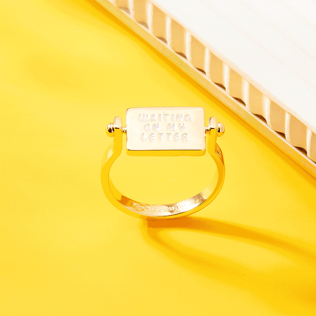 Hogwarts™ Letter Flip Ring