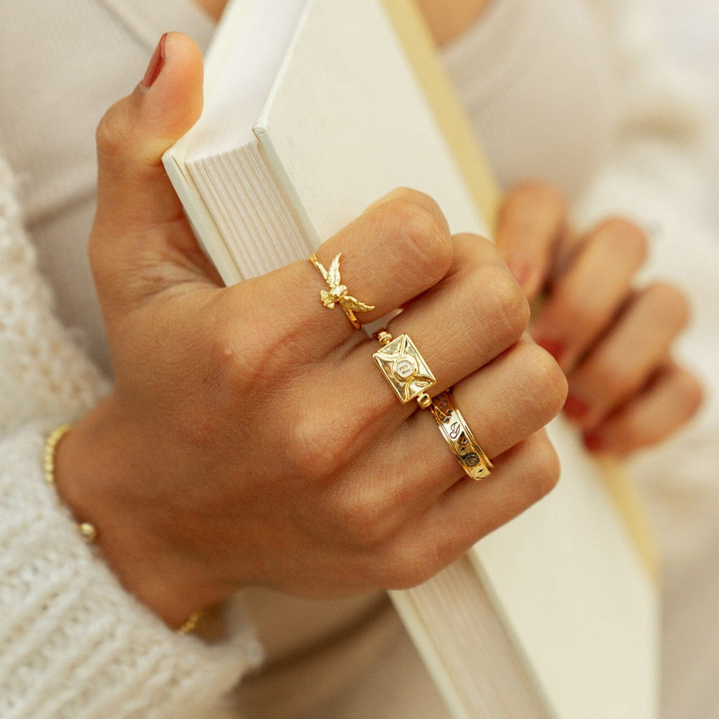 Hogwarts™ Letter Flip Ring