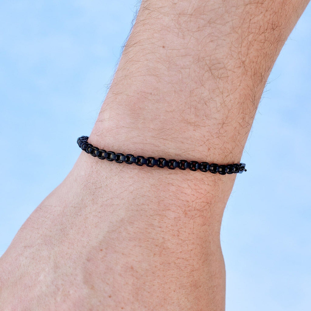 Men's Carabiner Clasp Chain Bracelet