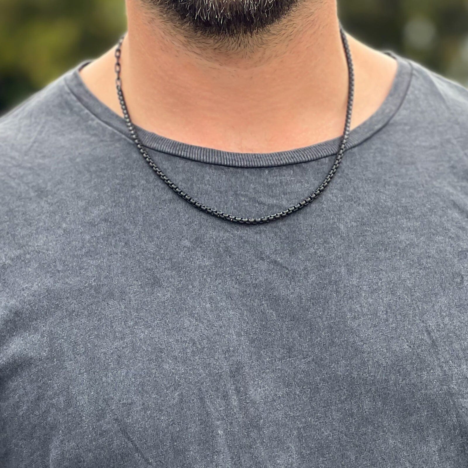 Men's Rolo Chain Necklace