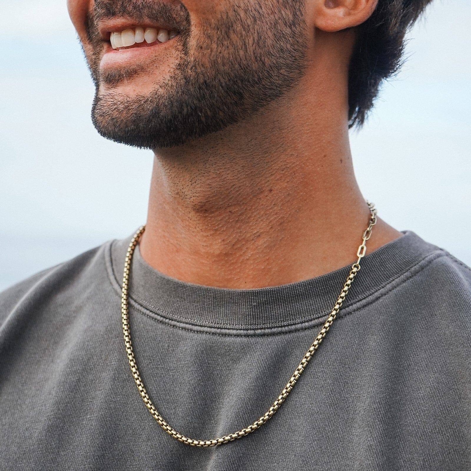Men's Rolo Chain Necklace