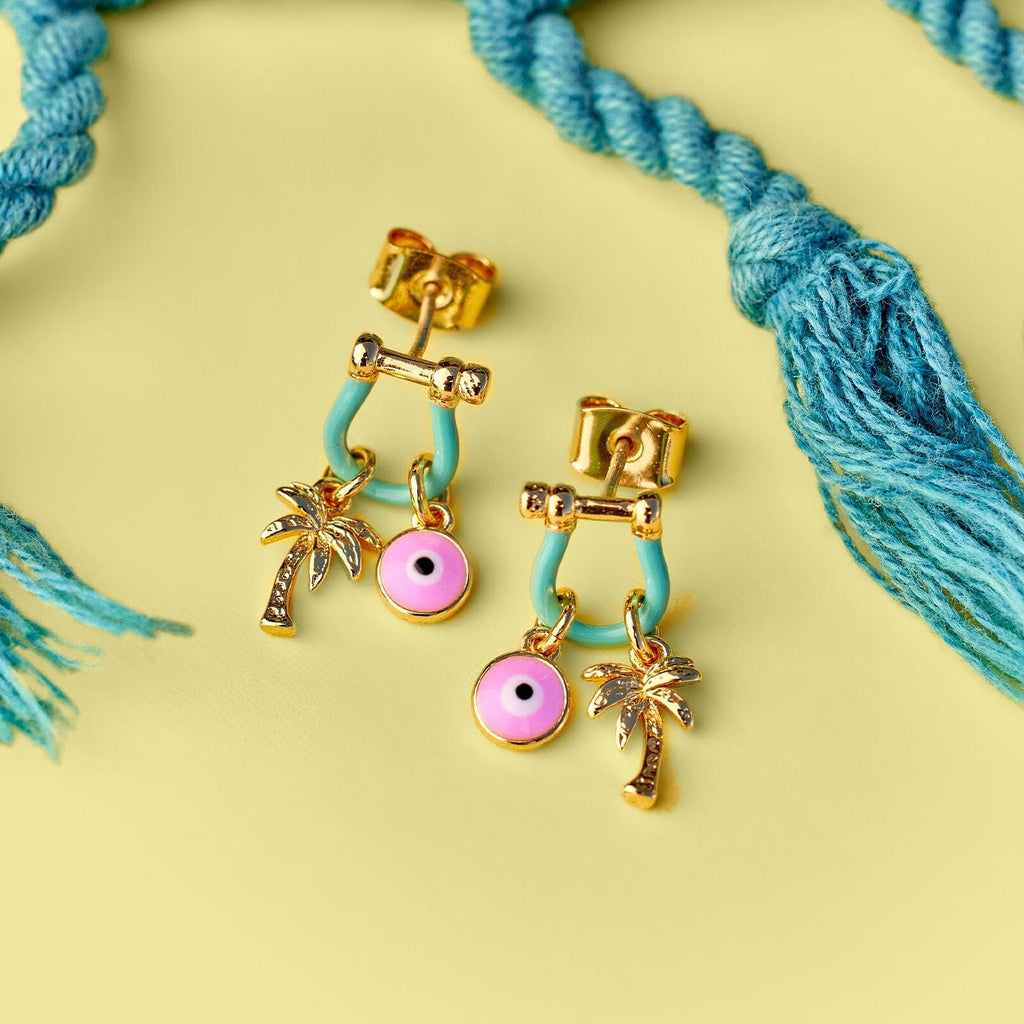 Bonne Chance Charm Earrings