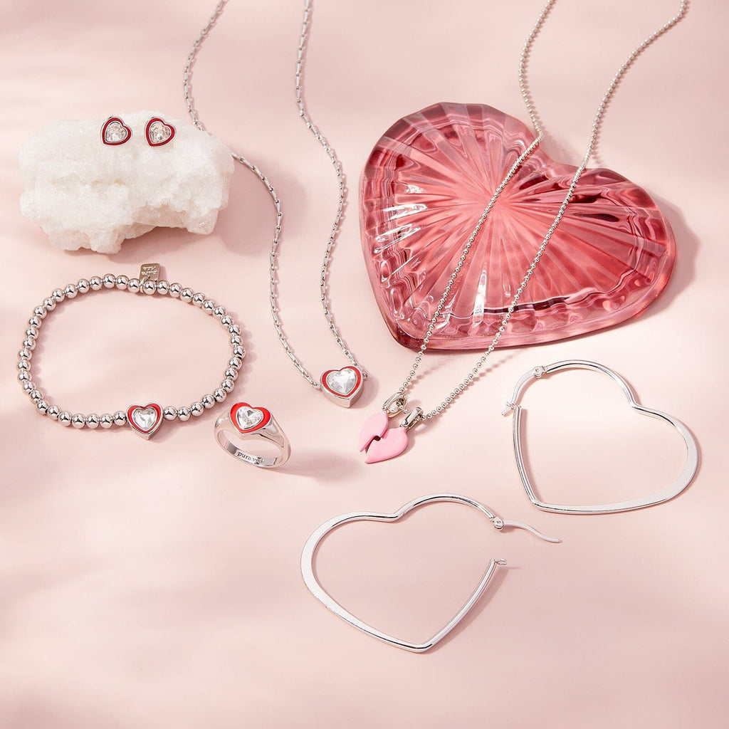 Oversized Heart Hoop Earrings