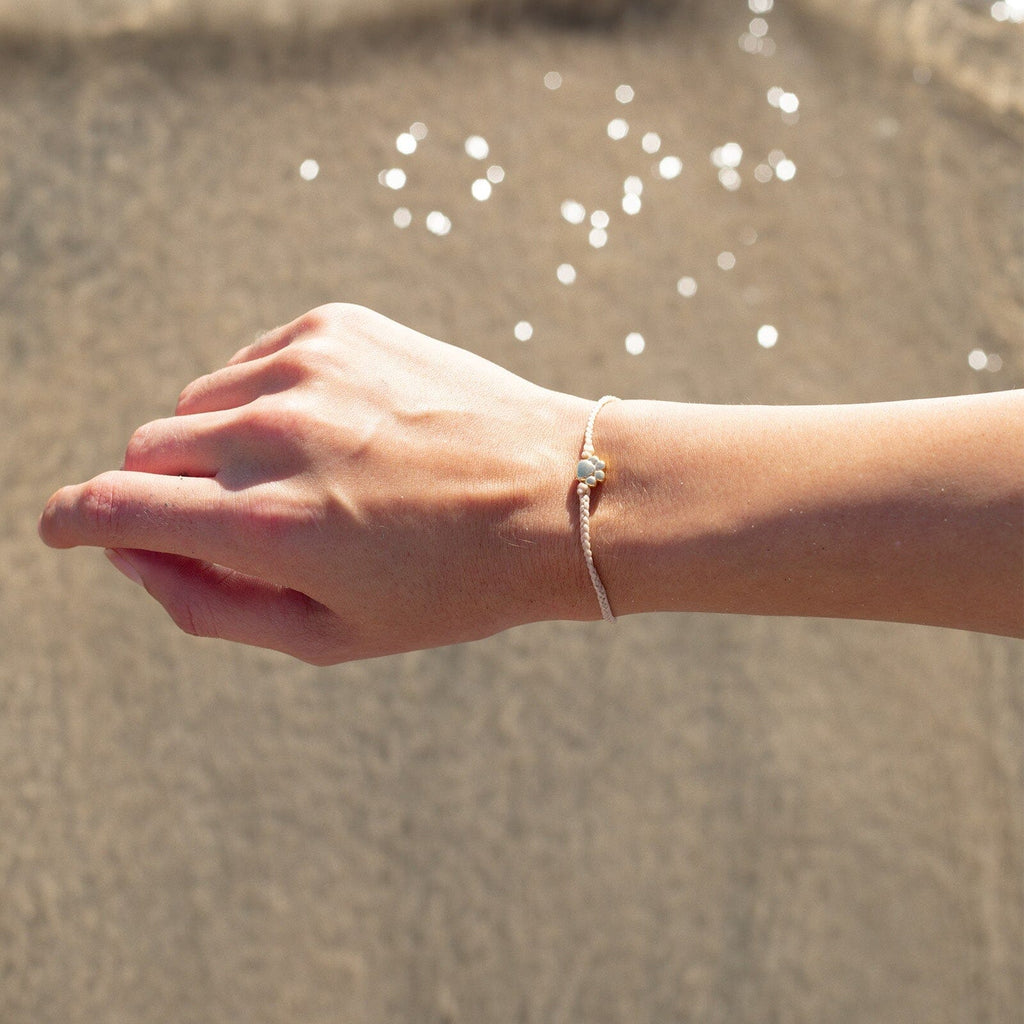 Paw Bead Charm Bracelet
