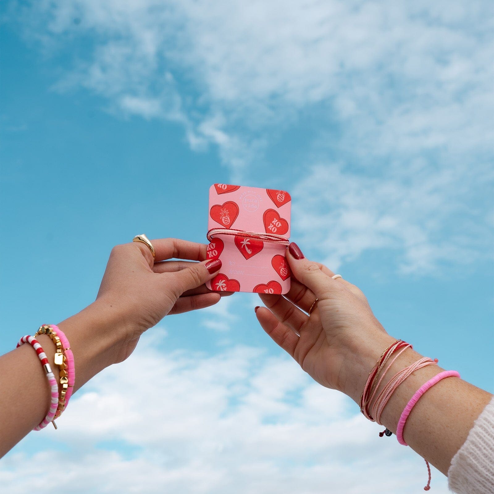 Red Cross Made With Love Original Bracelet Card