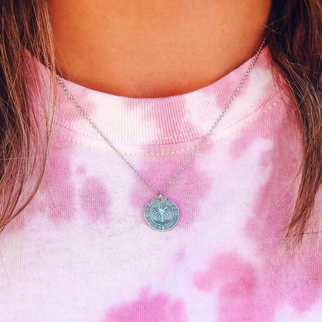 Pura Vida Medallion Necklace