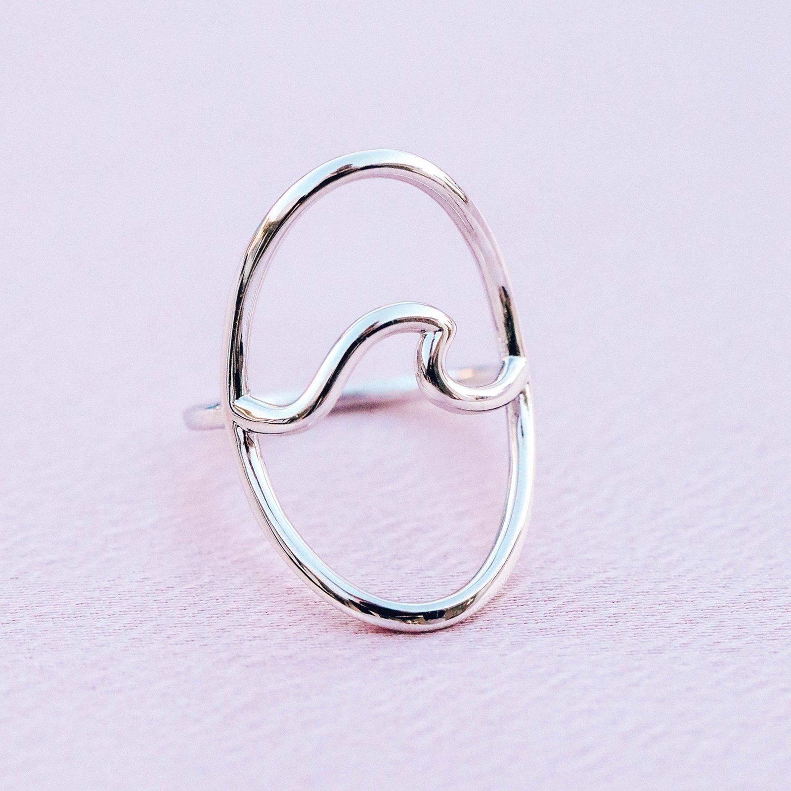 Statement Wave Ring