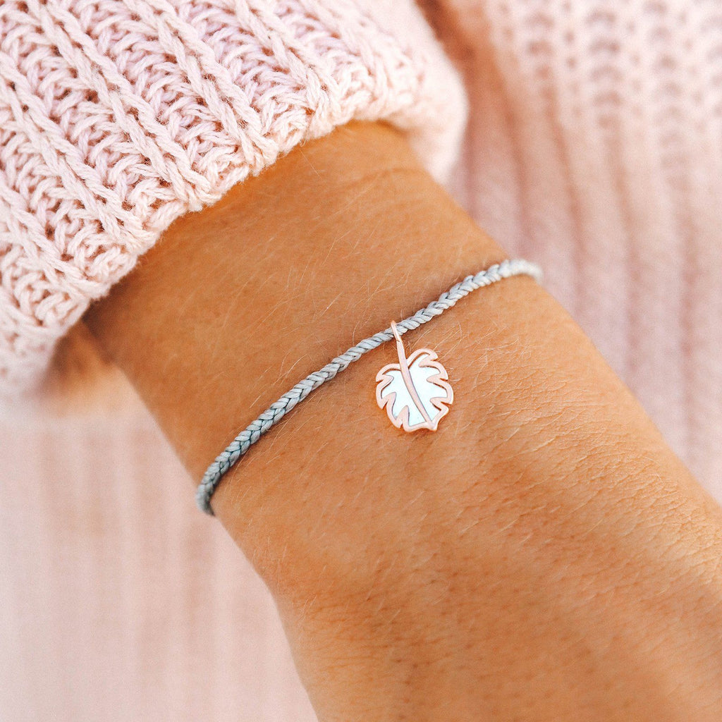 Mother of Pearl Monstera Charm